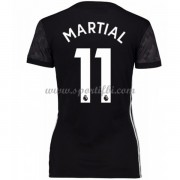 Maillot De Foot Manchester United Femme 2017-18 Martial 11 Maillot Extérieur..